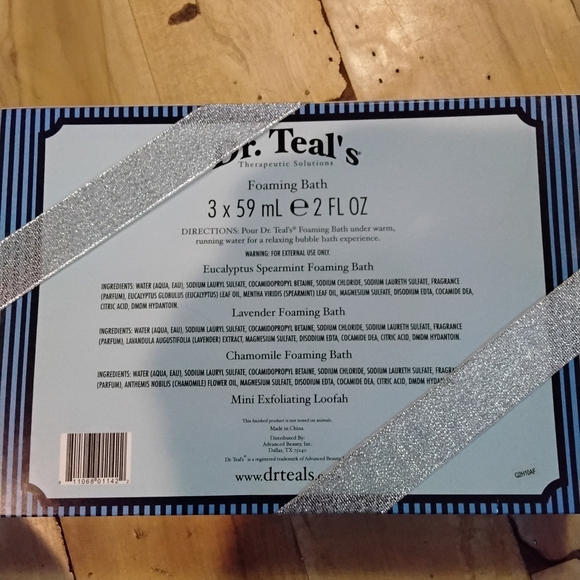 Dr. Teal's 4pc Foaming Bath Gift Set - Picture 2 of 2